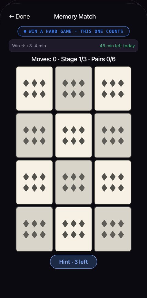 Memory Match in MonkeyLock